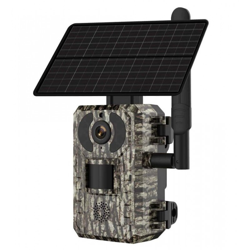 Live Streaming 4G Trail Camera with Solar Panel Kit