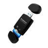 SIMPLECOM USB 3.0 Card Reader With Dual Caps